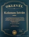 Soke Kelemen István 10. dan a TEK-ben folyó munkájáért főigazgatói elismerésben részesült